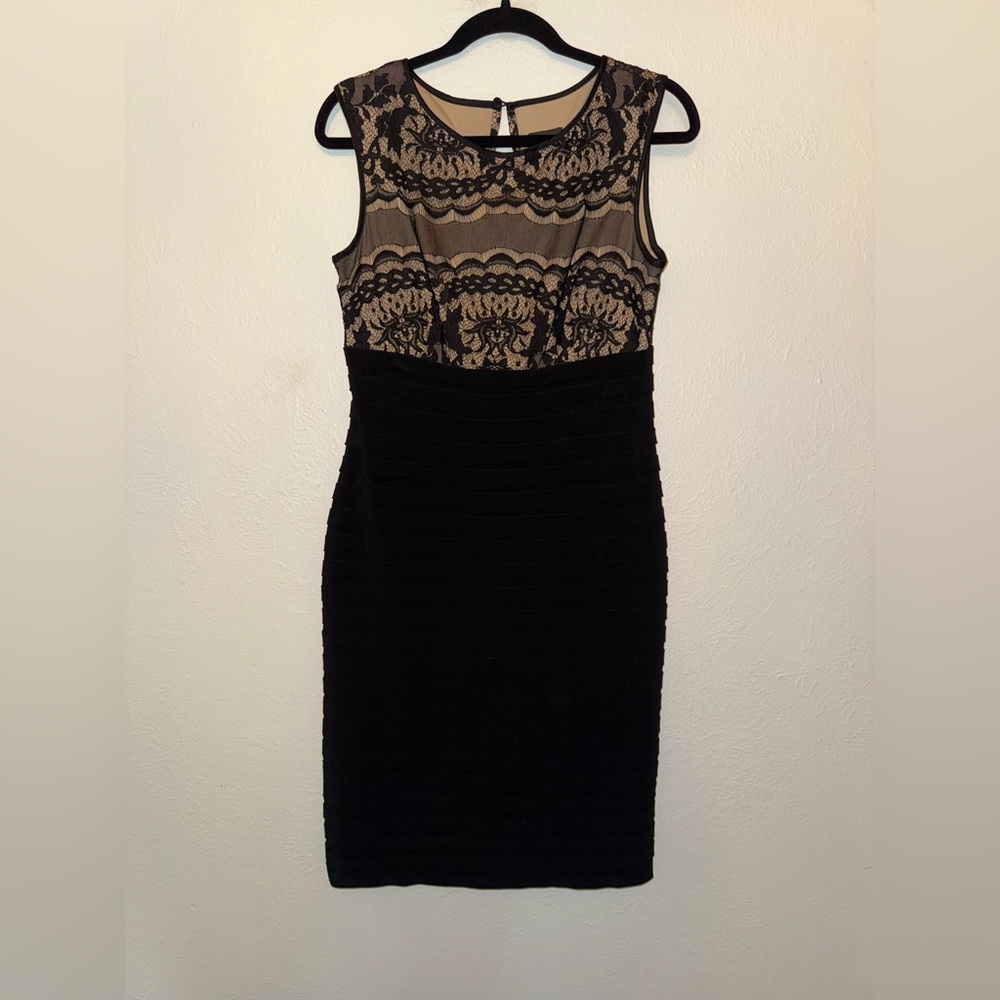 Elegant Black Lace Dress